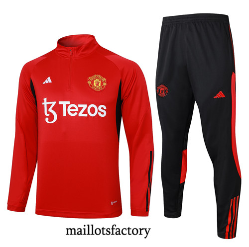 Maillotsfactory 3817 Survetement Manchester United 2024/25 rouge