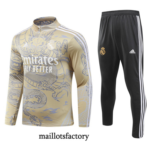 Maillotsfactory 3780 Survetement Special Real Madrid 2024/25 jaune clair