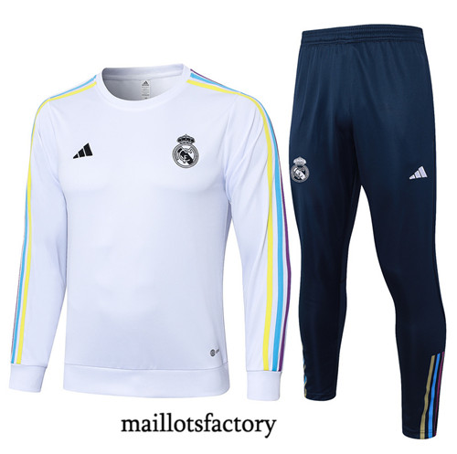 Maillotsfactory 3764 Survetement Real Madrid 2024/25 Blanc