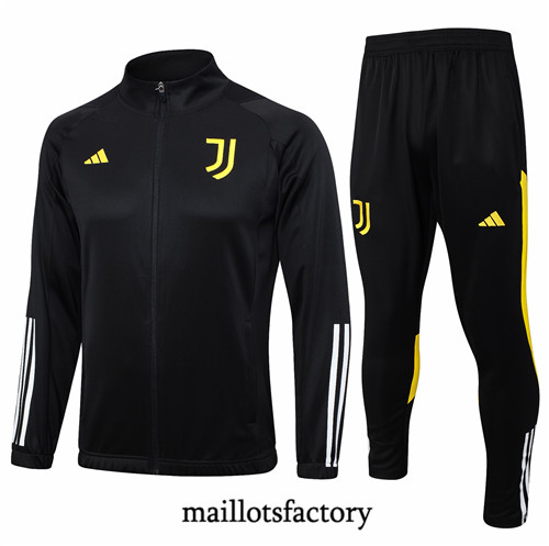 Maillotsfactory 3275 Veste Survetement Enfant Juventus 2024/25 noir