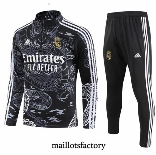 Maillotsfactory 3248 Survetement Enfant Real Madrid special 2024/25 noir