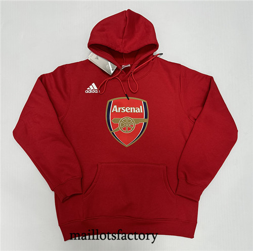 Maillotsfactory 3963 Sweat A Capuche Arsenal 2024/25 rouge