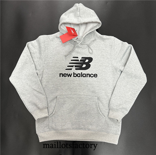 Maillotsfactory 3921 Sweat A Capuche New Balance 2024/25 gris