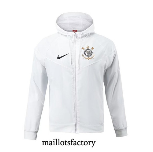 Maillotsfactory 3903 Coupe vent Corinthiens 2024/25 Blanc