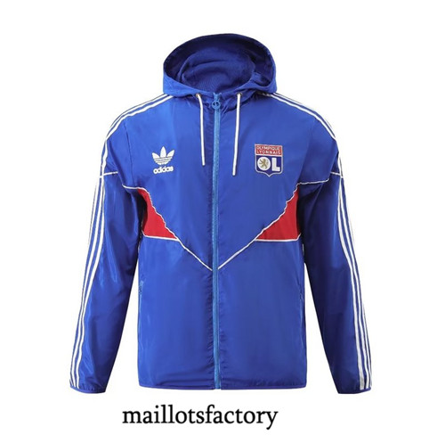 Maillotsfactory 3946 Coupe vent Olympique Lyonnais 2024/25 bleu
