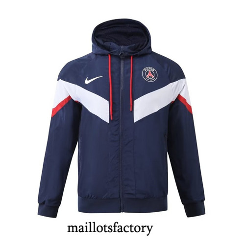 Maillotsfactory 3947 Coupe vent Paris PSG 2024/25 bleu marine