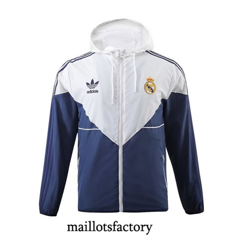 Maillotsfactory 3942 Coupe vent Real Madrid 2024/25 bleu marine