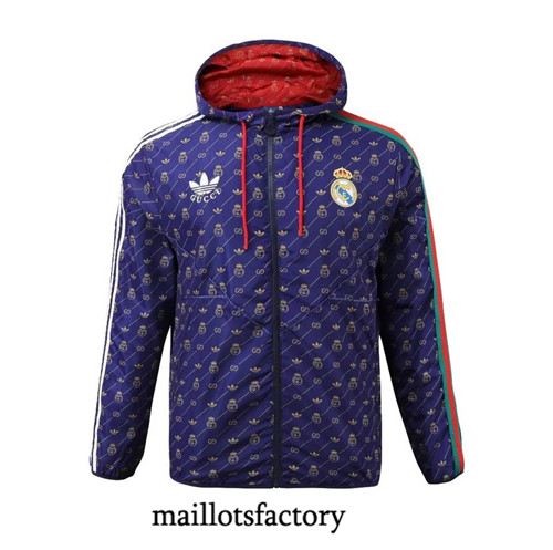 Maillotsfactory 3943 Coupe vent Real Madrid 2024/25 bleu marine