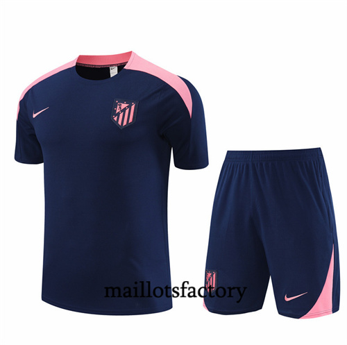 Maillot Entrainement du Atletico Madrid Enfant + Shorts 2024/25 bleu royal factory O5193