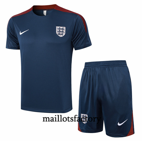 Maillot Entrainement du Angleterre + Shorts 2024/25 bleu royal factory O5219