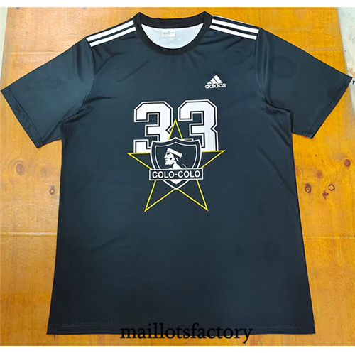 Maillots factory 23427 Maillot du Colo Colo FC 2022/23 T-shirt Noir Pas Cher Fiable