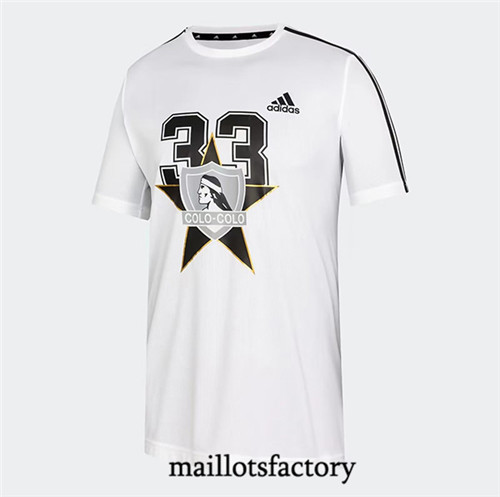 Maillots factory 23429 Maillot du Colo Colo FC 2022/23 Blanc Pas Cher Fiable
