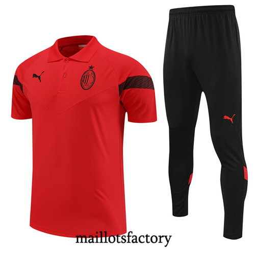 Achat Maillot du AC Milan 2022/23 rouge fac tory s0485