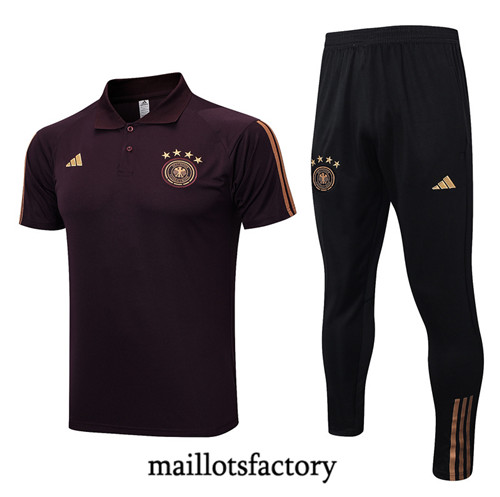 Achat Maillot du Allemagne Polo 2022/23 brun fac tory s0382