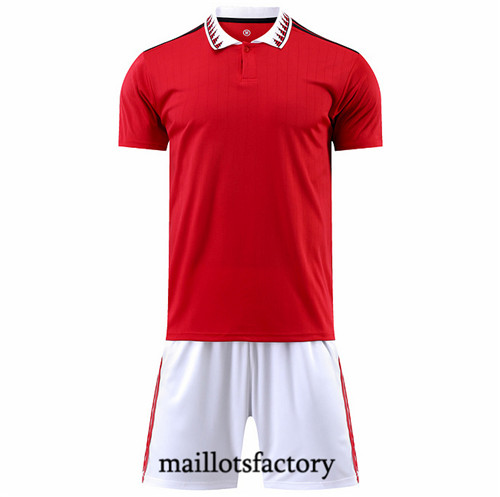 Maillots factory 23305 Kit d'entrainement Maillot du Without brand logo + Short 2022/23 Rouge Pas Cher Fiable