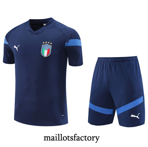 Achat Maillot du Italie + Short 2022/23 Bleu fac tory s0425