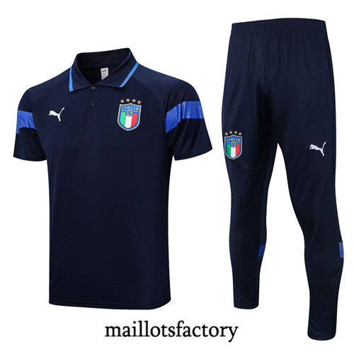 Achat Maillot du Italie Polo 2022/23 Bleu fac tory s0426