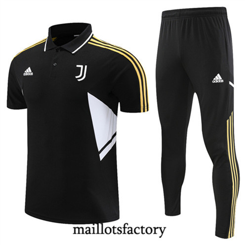 Achat Maillot du Juventus Polo 2022/23 noir fac tory s0490