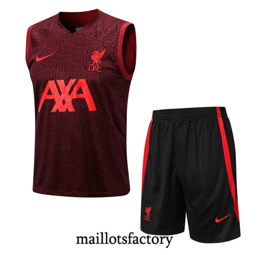 Achat Maillot du Liverpool Debardeur 2022/23 rouge fac tory s0452