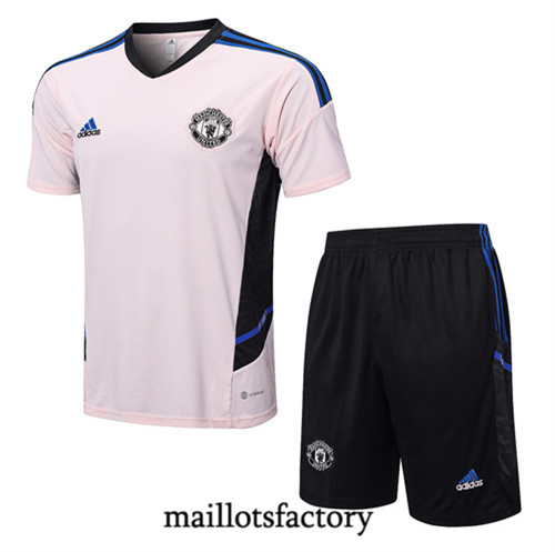 Achat Maillot du Manchester United + Short 2022/23 rose fac tory s0475