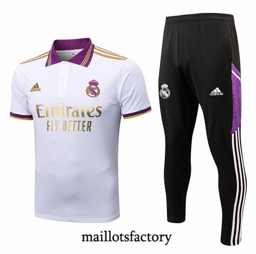 Maillots factory 23328 Kit d'entrainement Maillot du Real Madrid polo 2022/23 Pas Cher Fiable