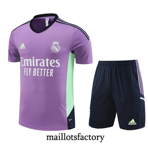 Achat Maillot du Real Madrid + Short 2022/23 Violet fac tory s0348