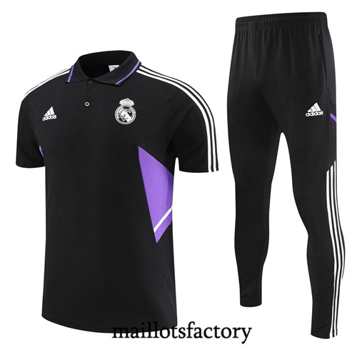 Achat Maillot du Real Madrid Polo 2022/23 noir fac tory s0350